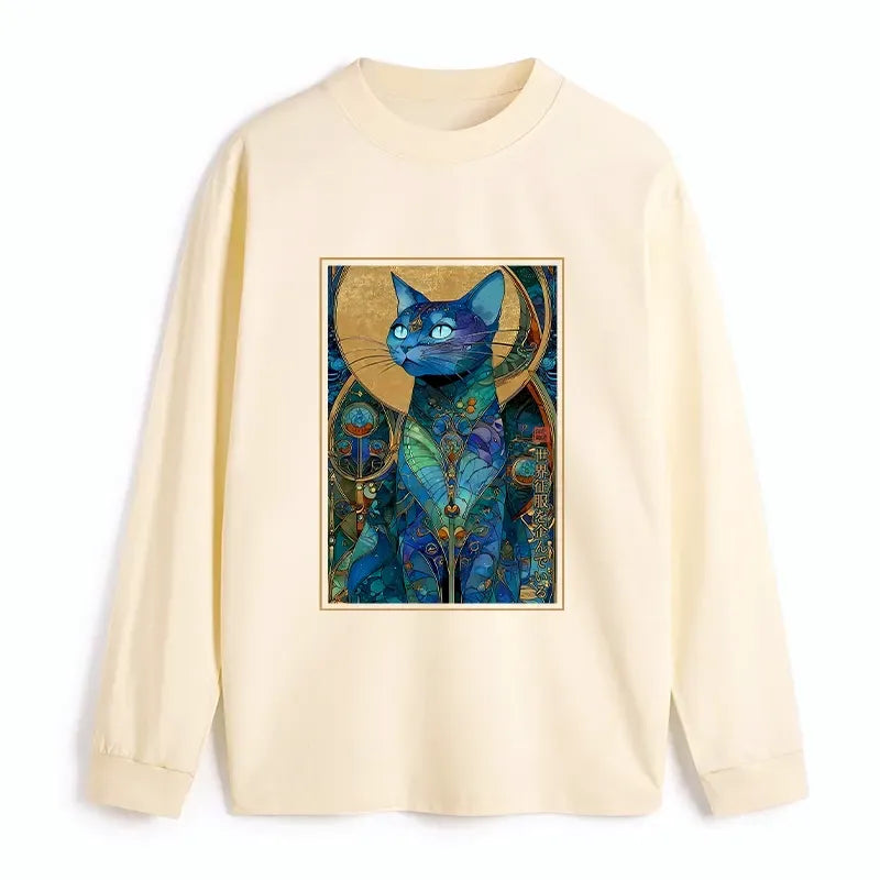 Japanese cat long sleeve tee