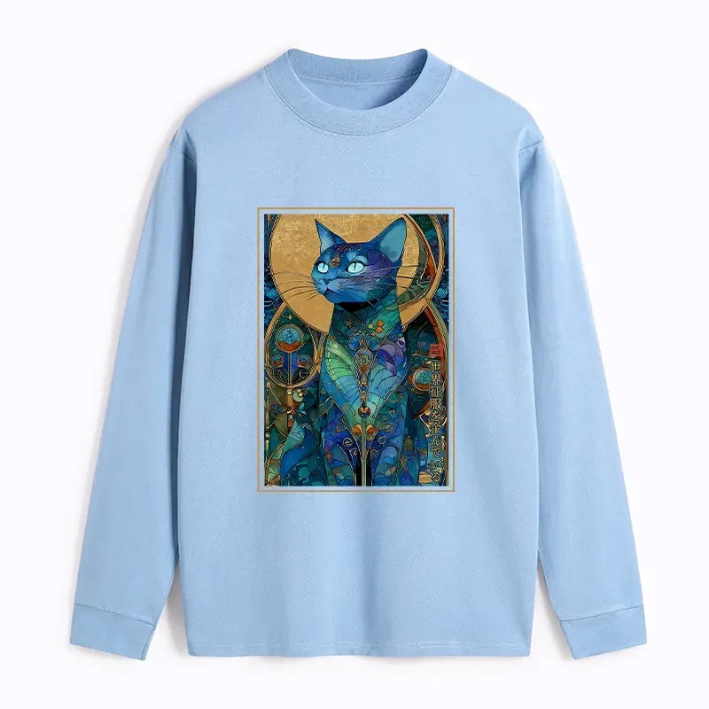 Kyoto-Lion The Cat¡¯s Plan To Rule Them All Classic Long Sleeve T-Shirt