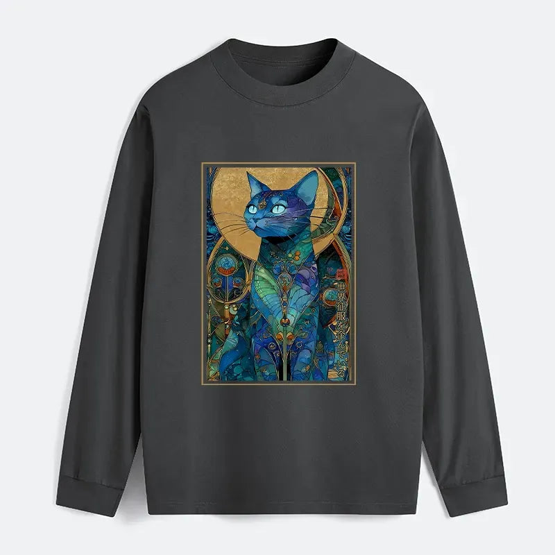 Kyoto-Lion The Cat¡¯s Plan To Rule Them All Classic Long Sleeve T-Shirt