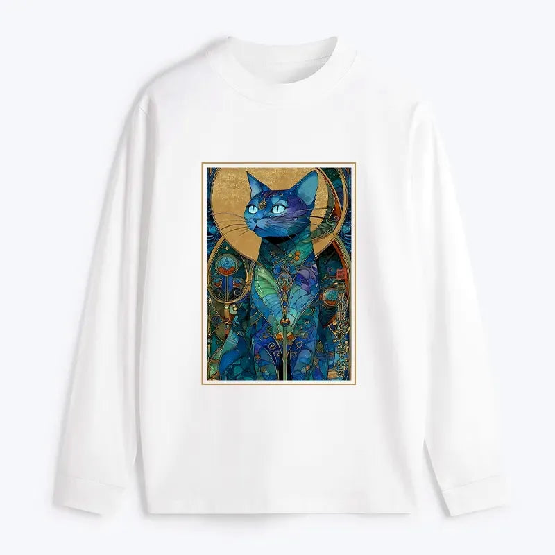 Japanese cat long sleeve tee