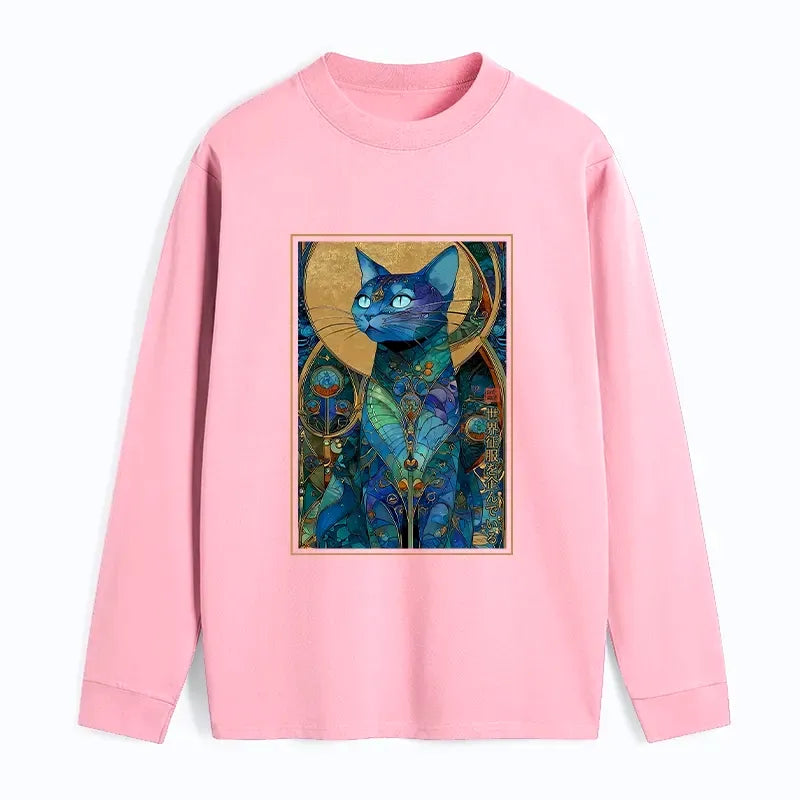 Japanese cat long sleeve tee