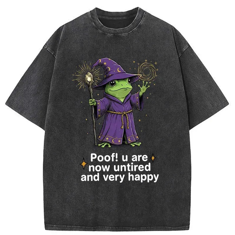 Kyoto-Lion Magic Frog Washed T-Shirt