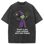 Kyoto-Lion Magic Frog Washed T-Shirt