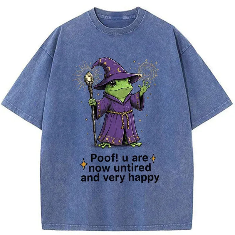 Kyoto-Lion Magic Frog Washed T-Shirt