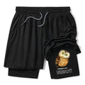 Japanese Owl Meme Training Shorts