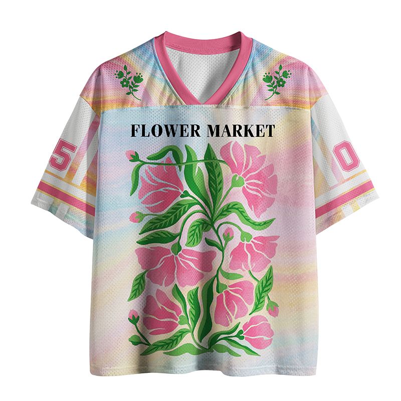 Kyoto-Lion Flower Market Mesh Jersey