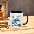 Japanese Kyoto Lion Wave Mug