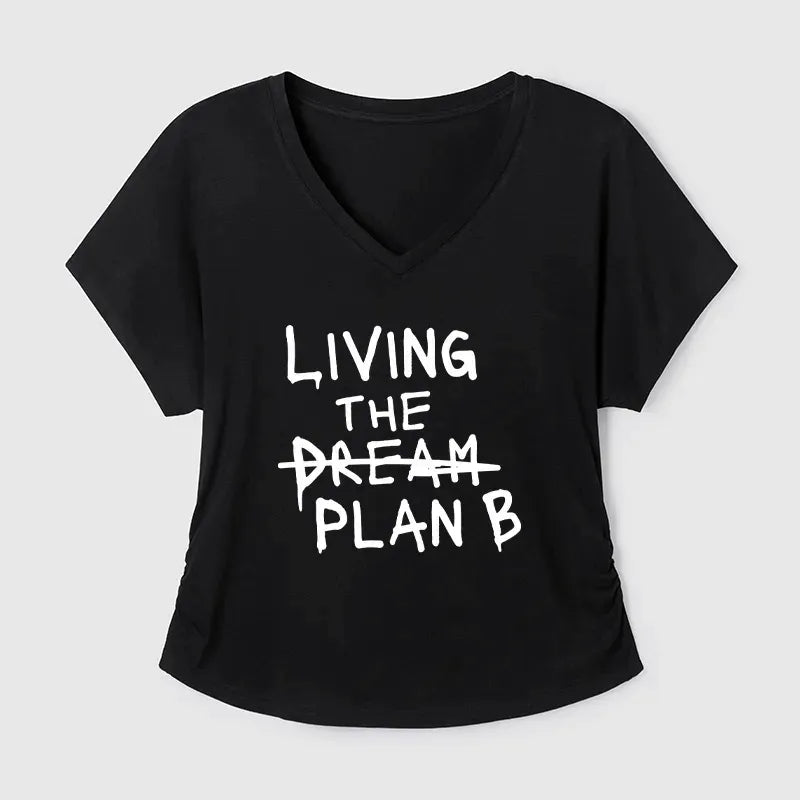 Kyoto-Lion Implement Plan B Modal Dolman Sleeve T-Shirt