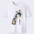 Kyoto-Lion Ocean Wave Poured From A Sake Bottle Classic T-Shirt