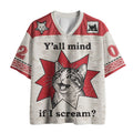 Kyoto-Lion Cat Needs To Scream Mesh Jersey