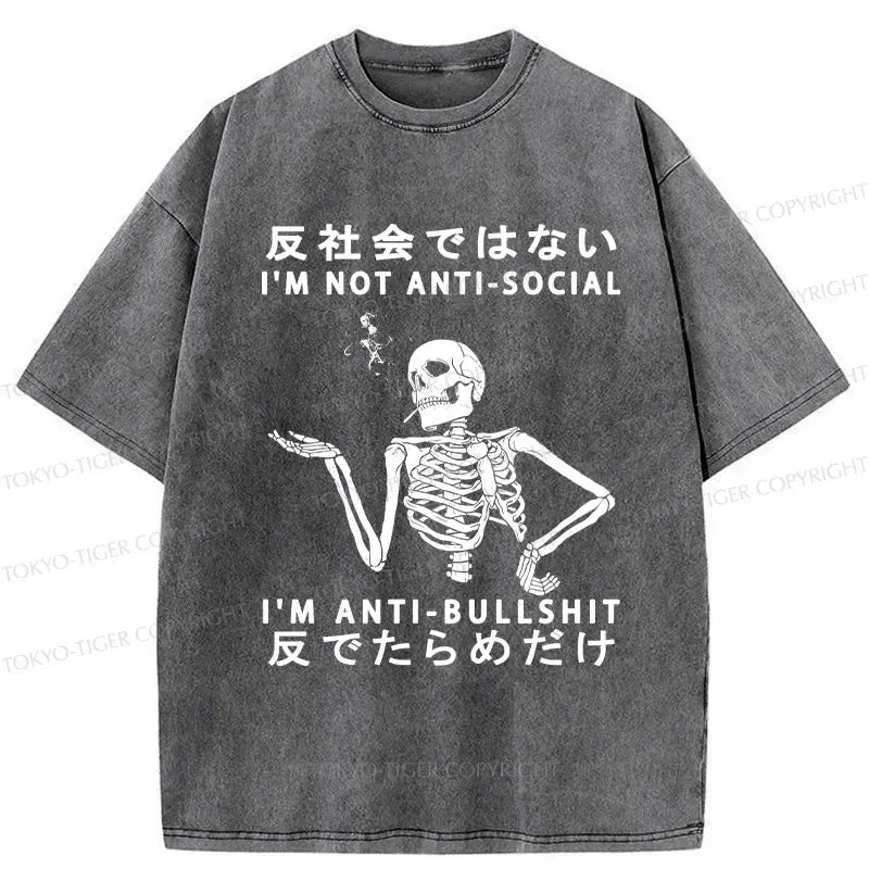 Anti-Bullshit Sarcastic T-Shirt for Men