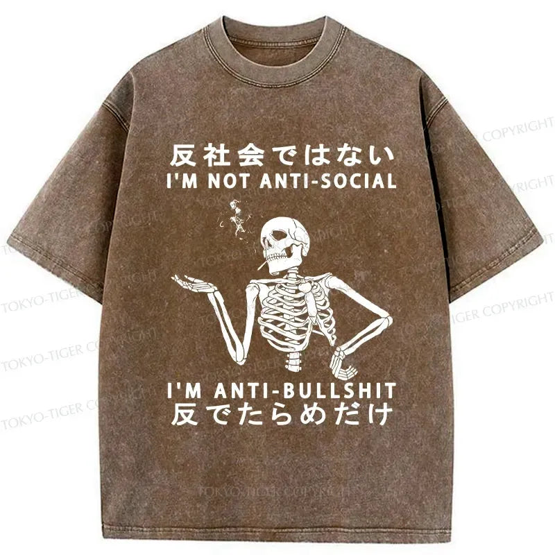 Anti-Bullshit Sarcastic T-Shirt for Men
