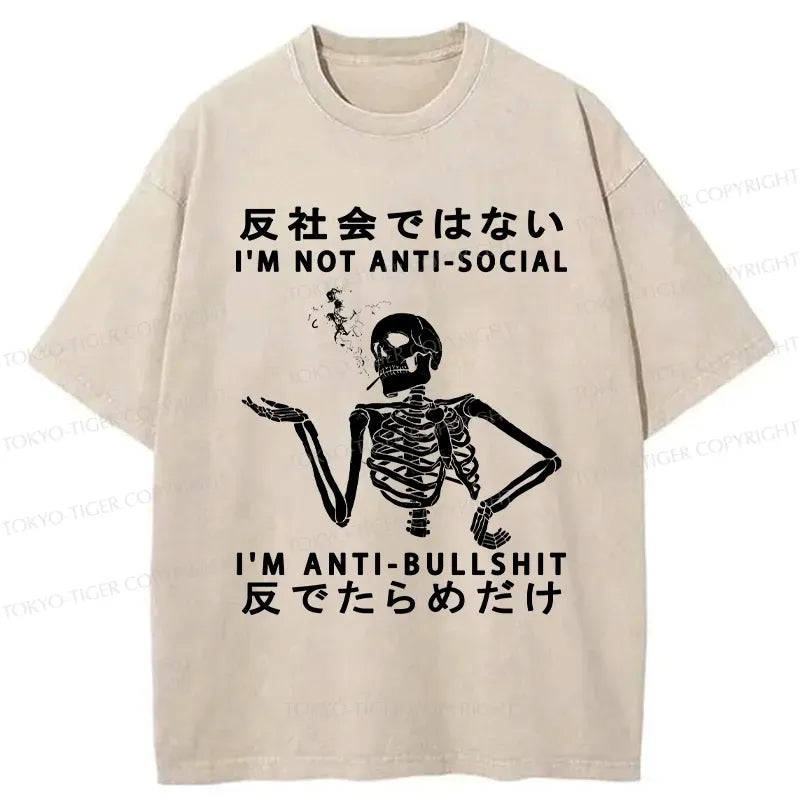 Anti-Bullshit Sarcastic T-Shirt for Men