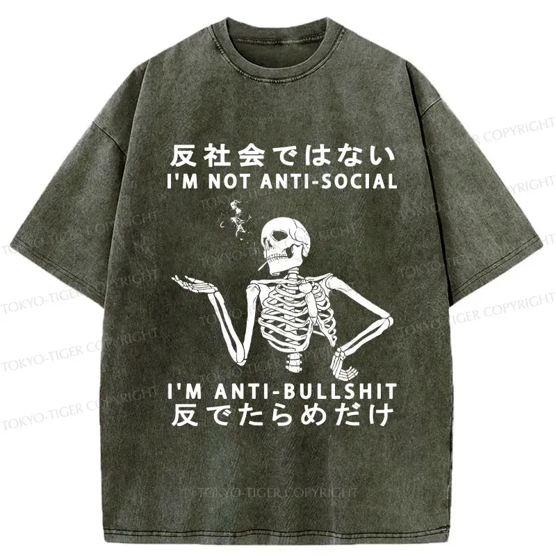 Anti-Bullshit Sarcastic T-Shirt for Men