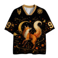Kyoto-Lion Fox Gazing At The Moon Mesh Jersey