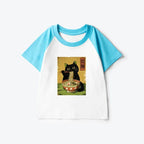 japanese ramen cat t-shirt gift idea