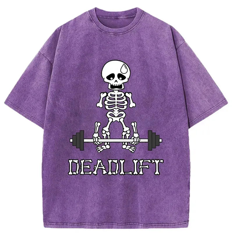 Washed unisex t-shirt for daily wear
