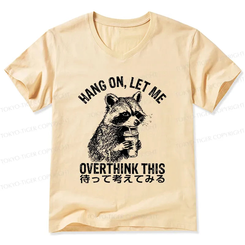 Japanese Style Overthink Raccoon Tee