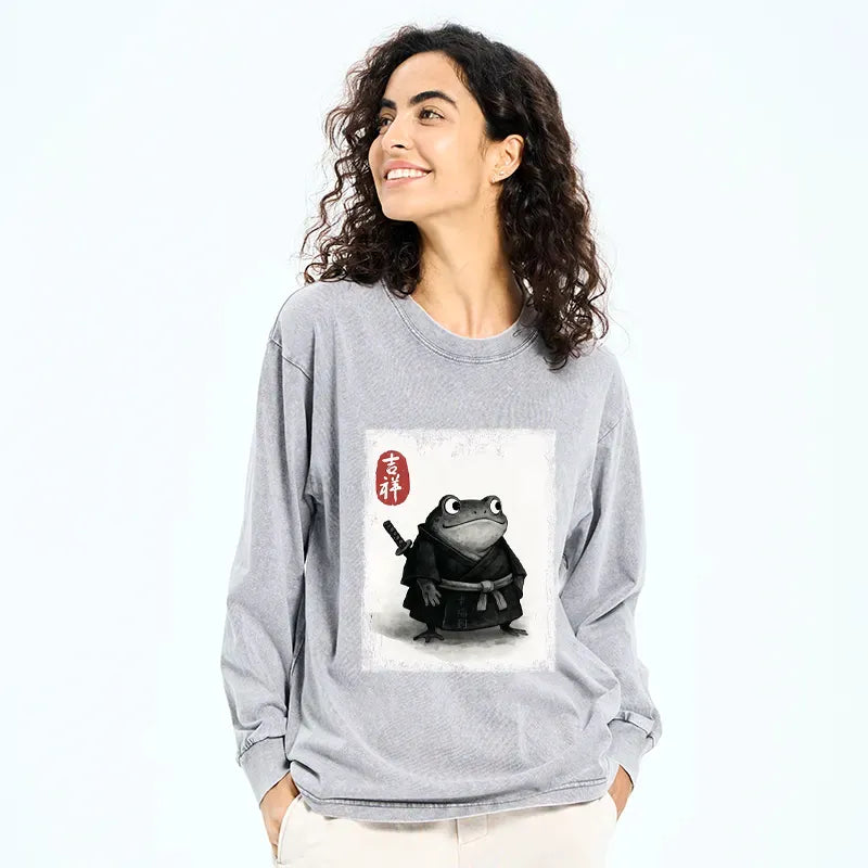 Japanese Vintage Samurai T-Shirt for Daily Wear