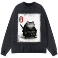 Retro Samurai Long Sleeve T-Shirt for Gift for Him
