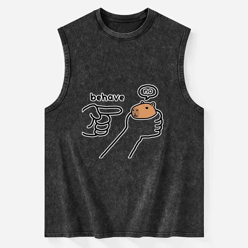 Dishonest Capybara Tank for Summer