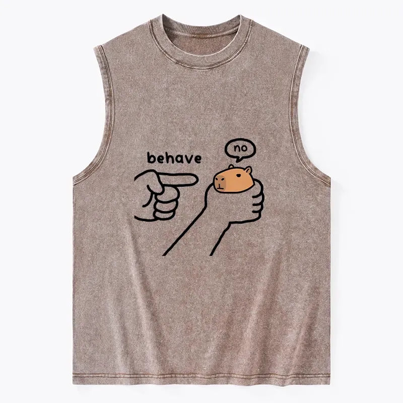 Japanese Capybara Washed Tank