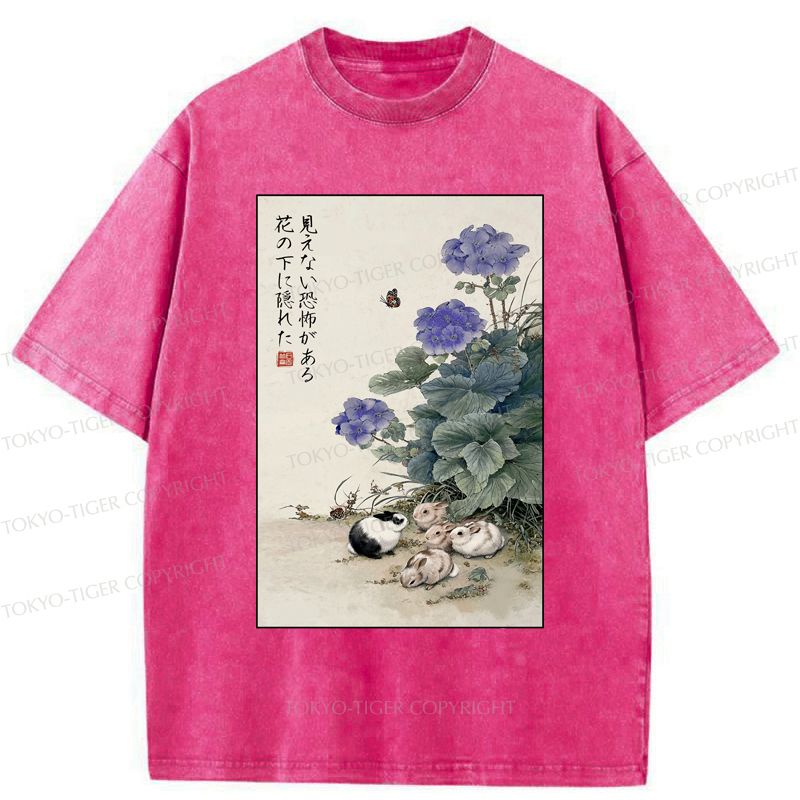 Japanese Rabbit Ukiyo-e T-Shirt Limited Edition