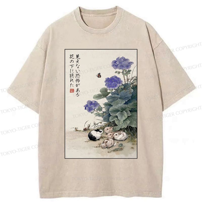Japanese Rabbit Ukiyo-e T-Shirt Limited Edition