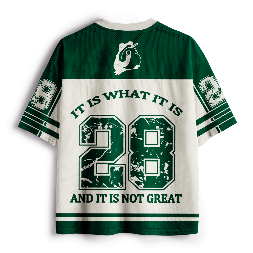 Japanese Frog Mesh Jersey for Streetwear