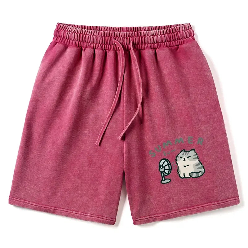 Kyoto Lion cat shorts for summer
