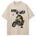 Kyoto-Lion Born To Be Wild Washed T-Shirt