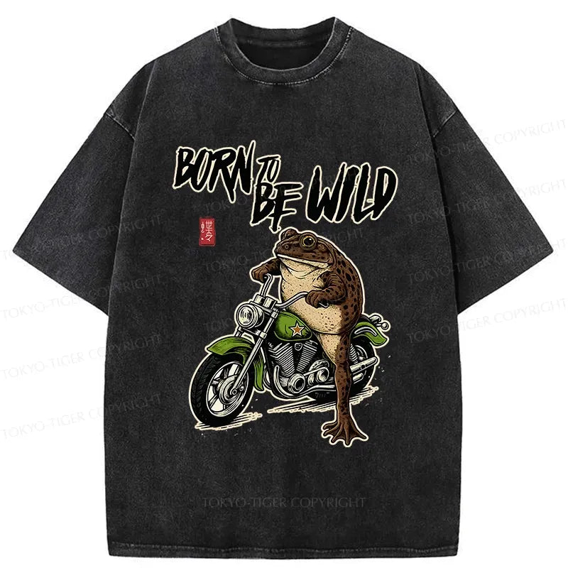 Kyoto-Lion Born To Be Wild Washed T-Shirt