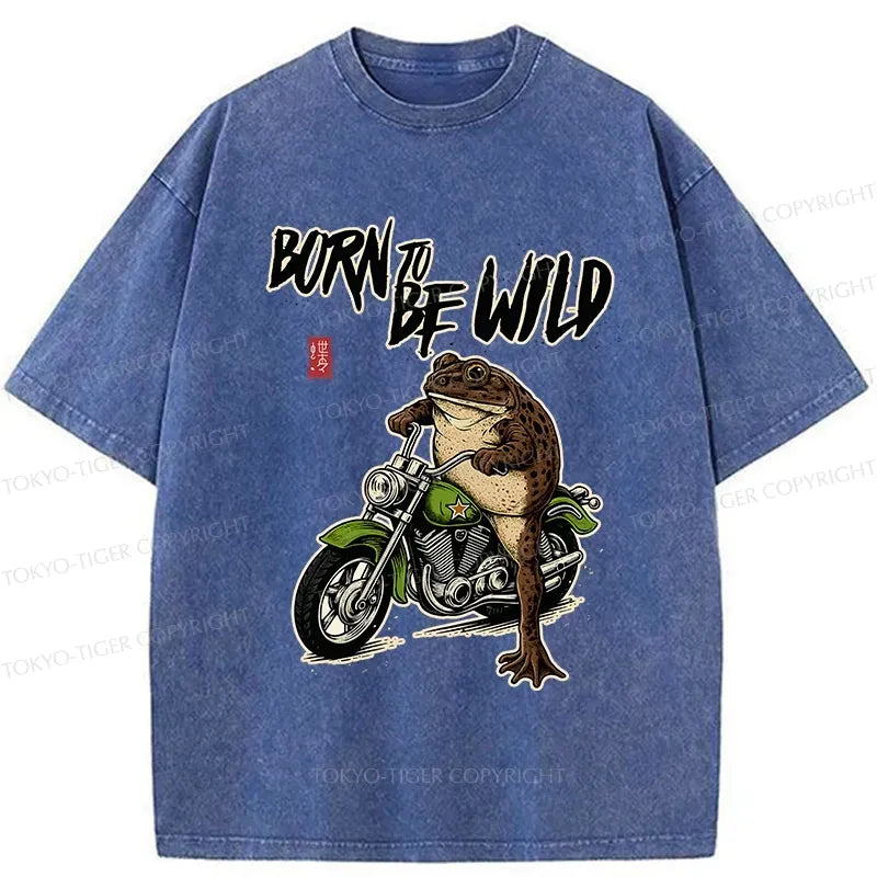 Japanese washed t-shirt for daily wear