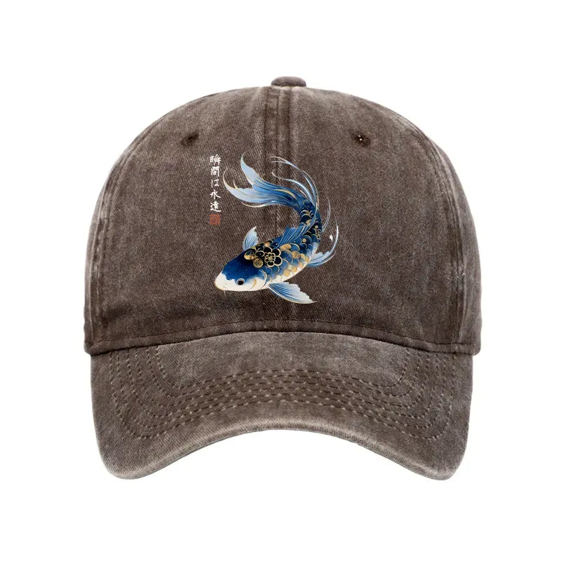 Japanese Washed Cap for Summer Vacation