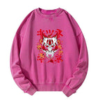 Japanese Kitsune Mask Sweatshirt for Daily Wear