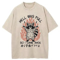 Kyoto Lion hell was full washed t-shirt