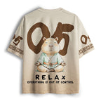 Kyoto-Lion Zen Capybara Fun Mesh Jersey
