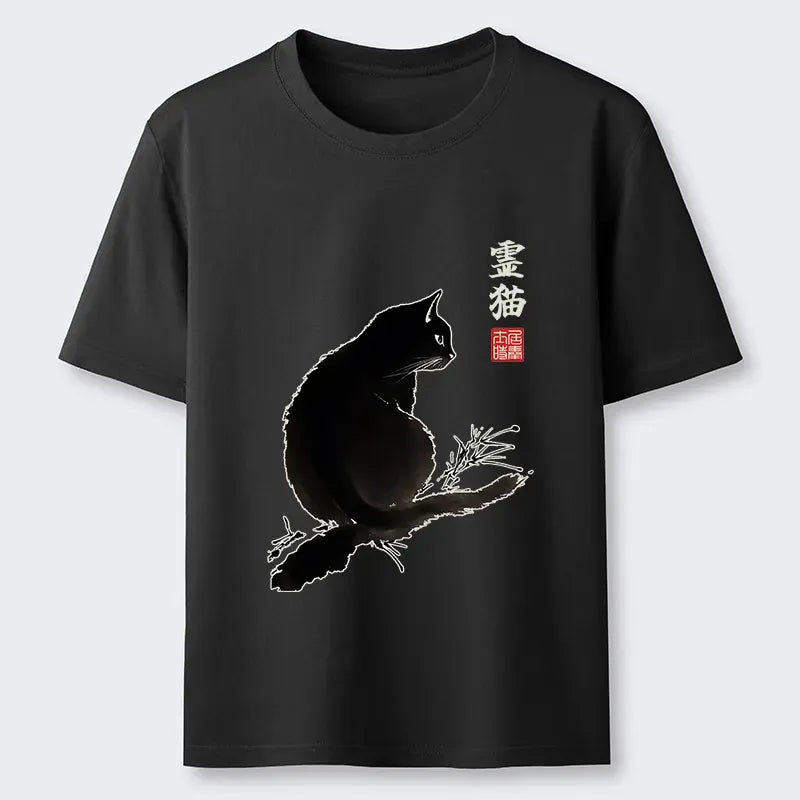 Soft Unisex Cat Tee for Streetwear