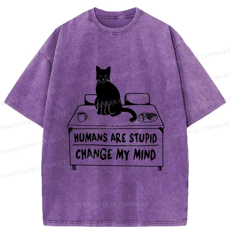 Japanese vintage cat t-shirt for summer