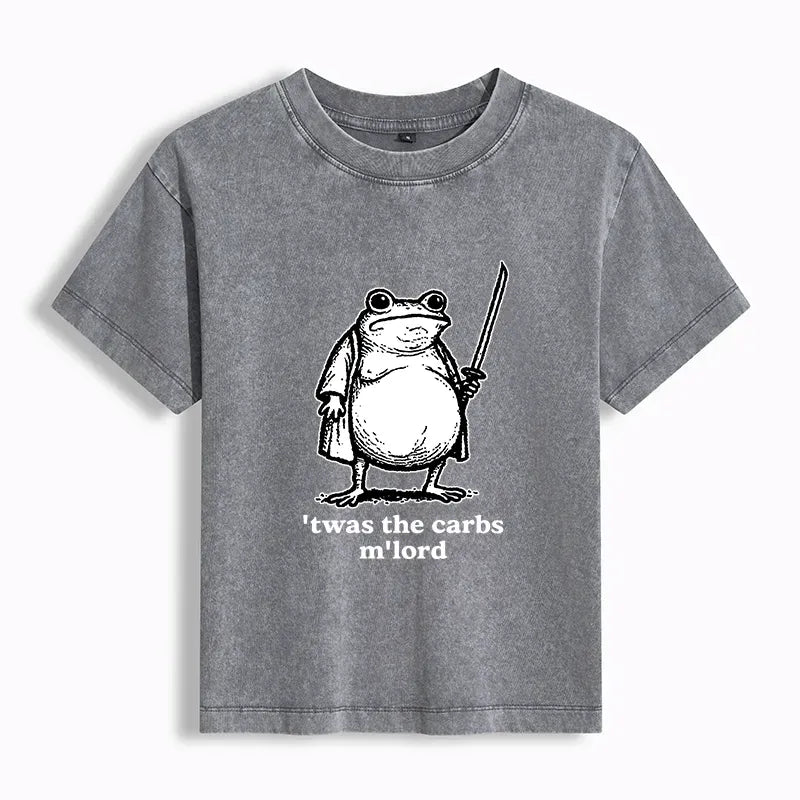 Fat Samurai Frog Tee for Casual Wear