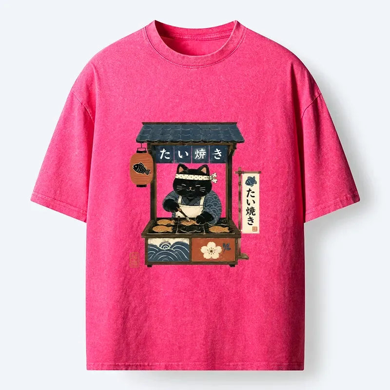 Washed Japanese T-Shirt for Gift Idea
