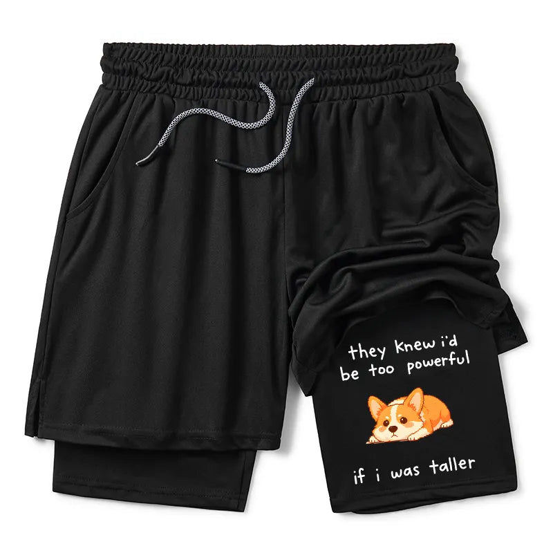 Kyoto-Lion Funny Short Dog Joke Training Shorts