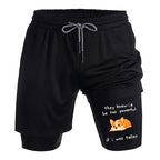 Kyoto-Lion Funny Short Dog Joke Training Shorts