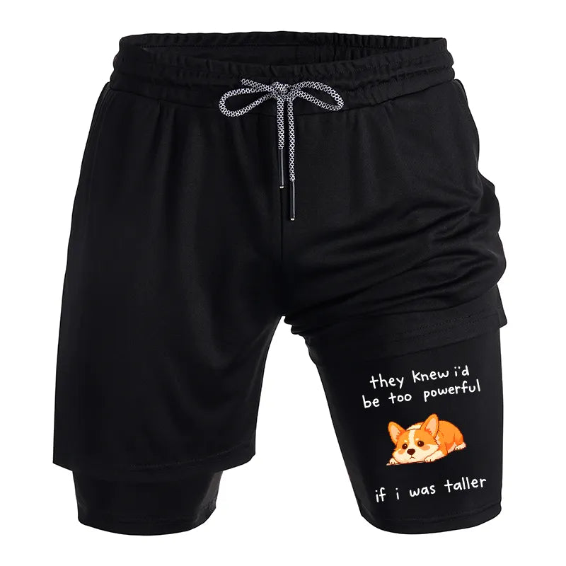Kyoto-Lion Funny Short Dog Joke Training Shorts