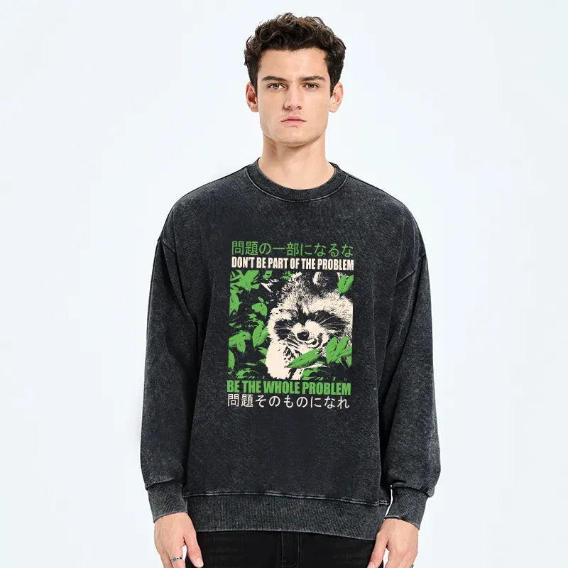 retro japanese unisex sweatshirt for weekend