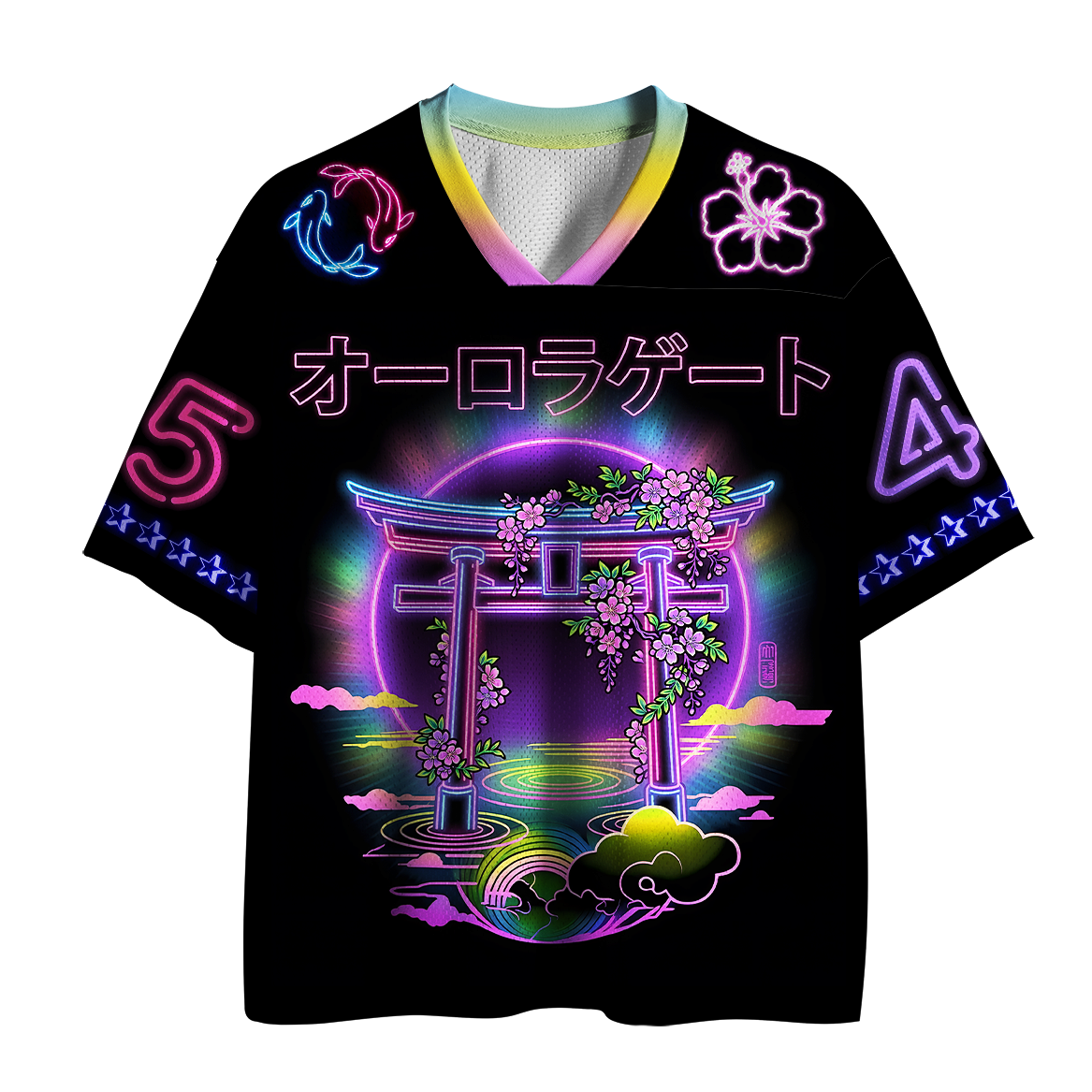 Japanese Vintage Style Mesh Jersey on Sale