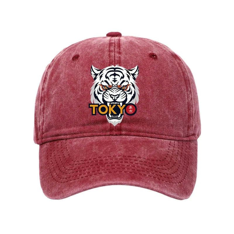 Kyoto-Lion Logo Washed Cap