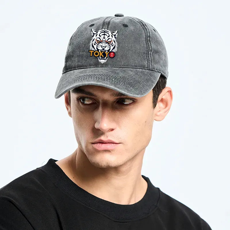 adjustable cotton cap for summer