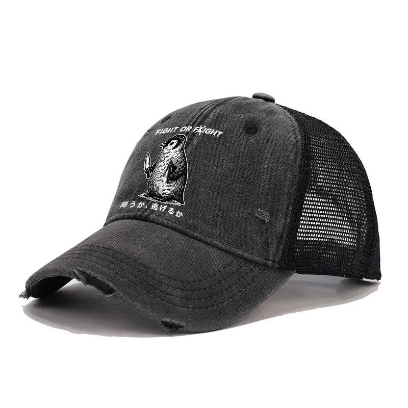 Japanese Washed Trucker Cap for Everyday Wear