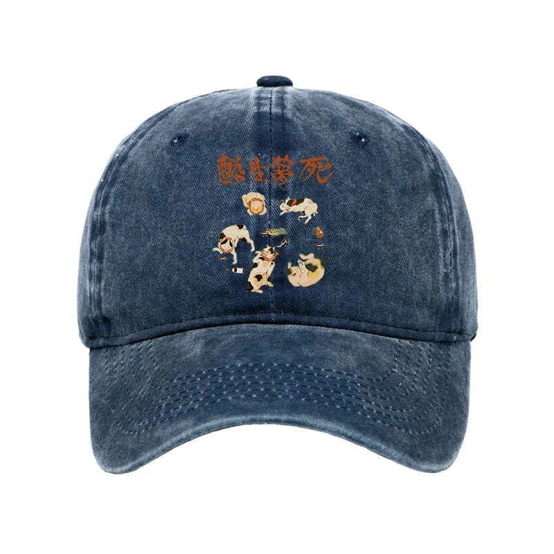 Unisex adjustable cap for vacation